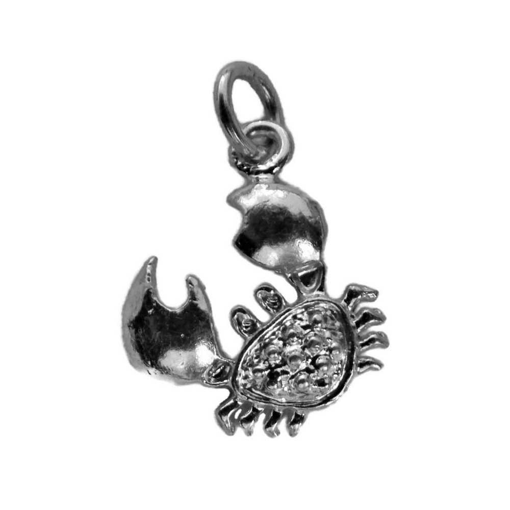 Crab pendant charm .925 Sterling Silver